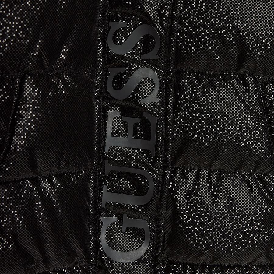 Hooded Padded Ls Jacket W/zip Guess Kids | K4BL03/WGIW0JBLK